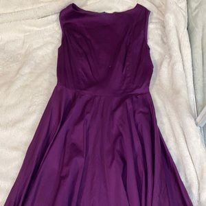 Purple flared out dress size S
